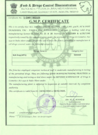 GMP Certificate.-2